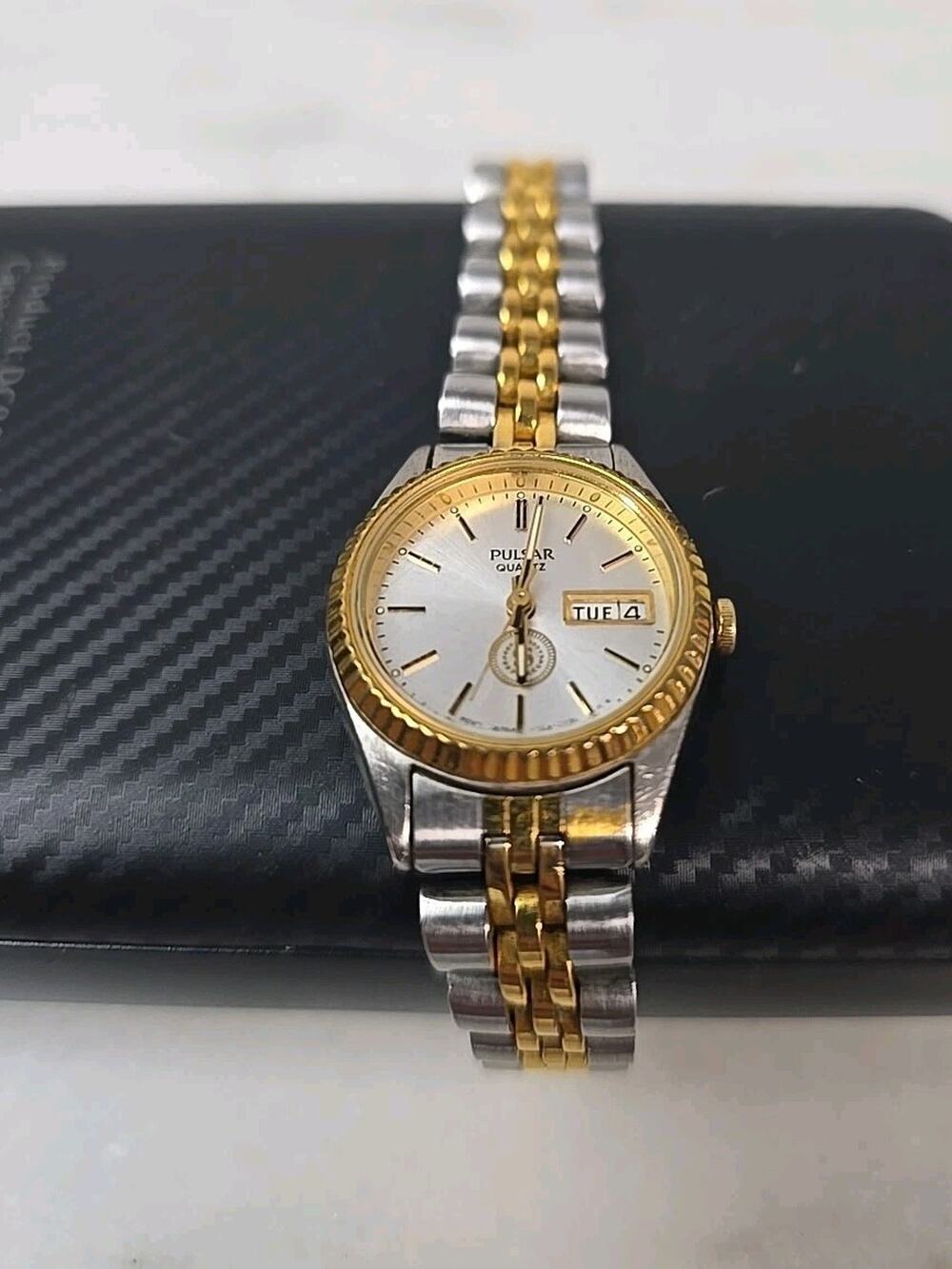 Pulsar by Seiko Presidential Quartz Ladies Watch Sheraton Hotel Logo STILL WORKS